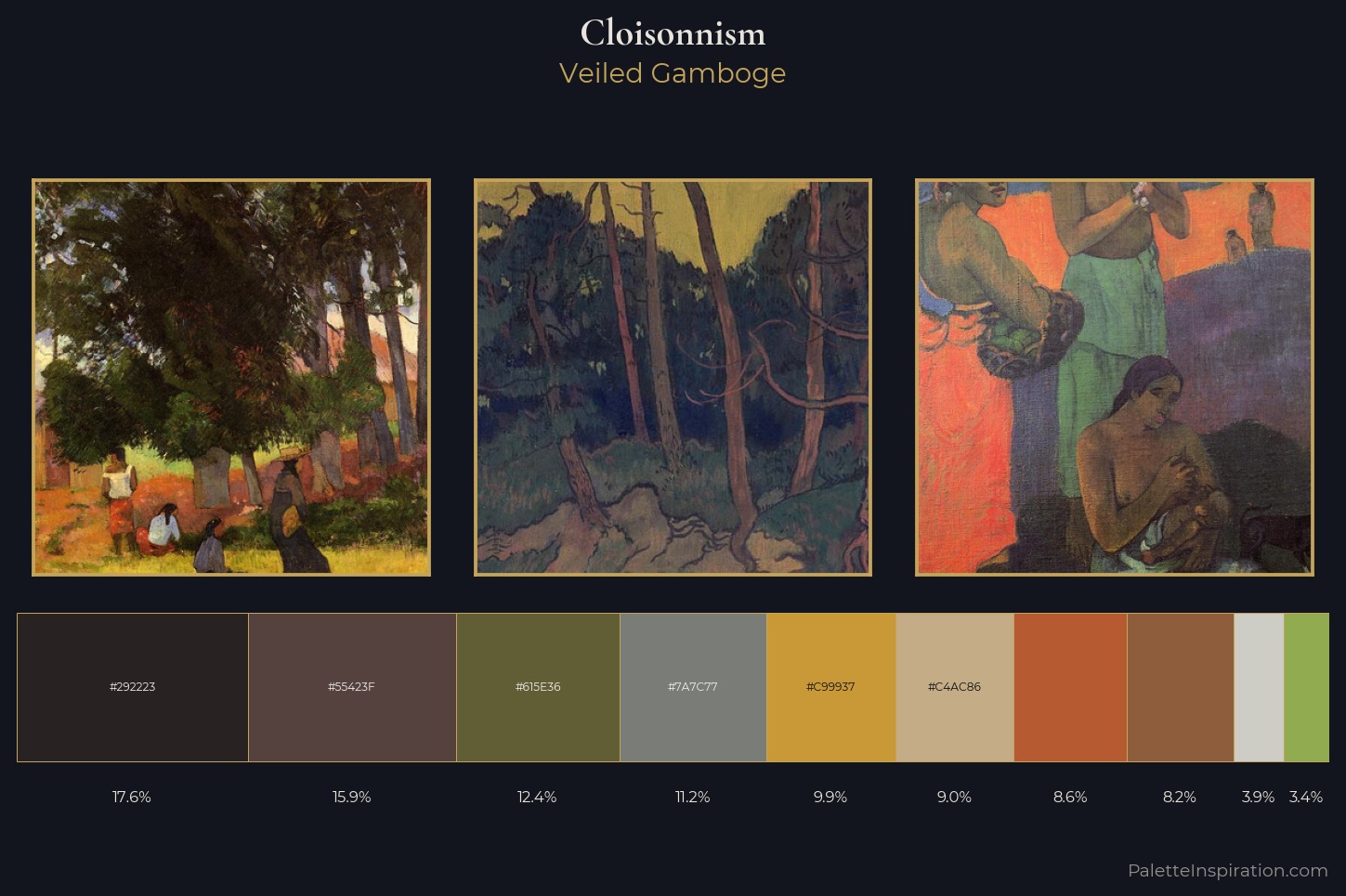 Cloisonnism Master Palette — Veiled Gamboge