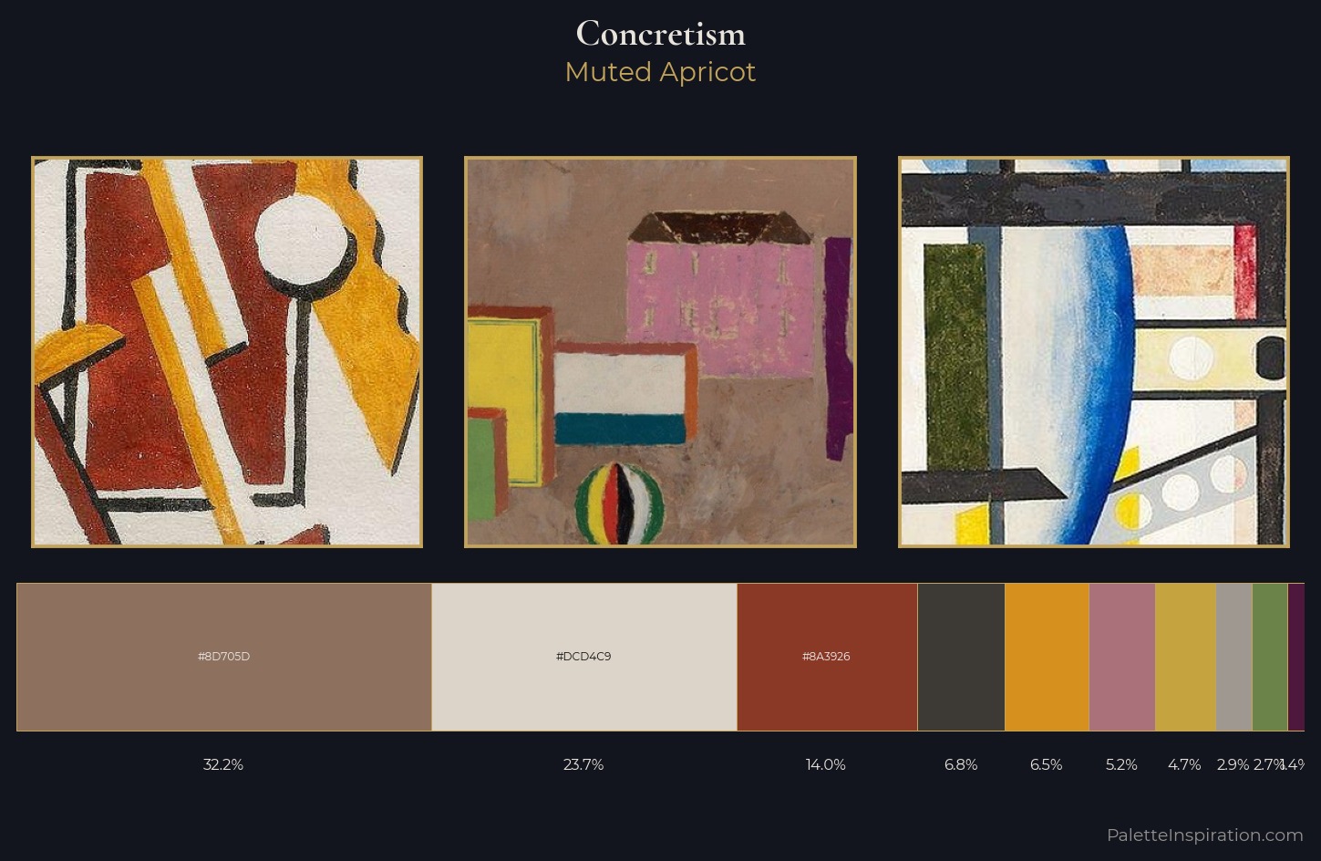 Concretism Palette 4 — Muted Apricot