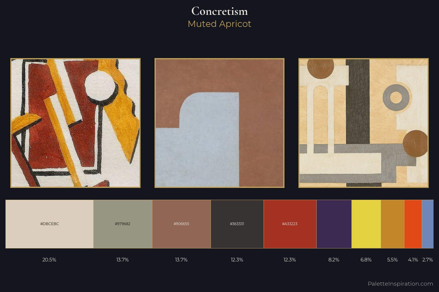 Concretism Master Palette — Muted Apricot