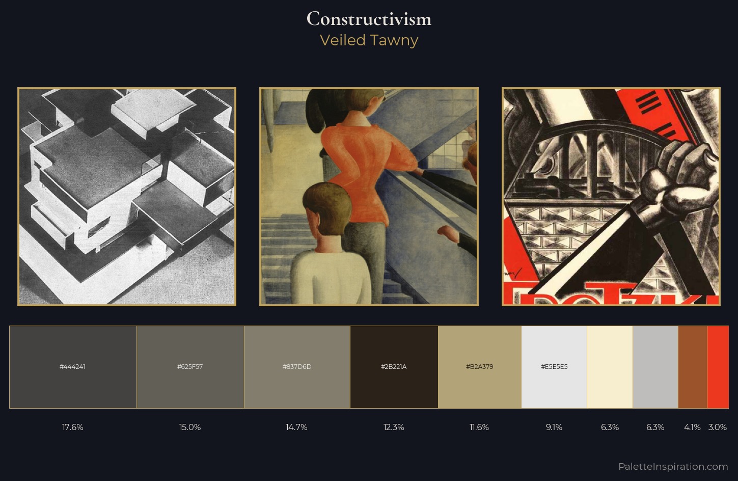 Constructivism Palette 6 — Veiled Tawny