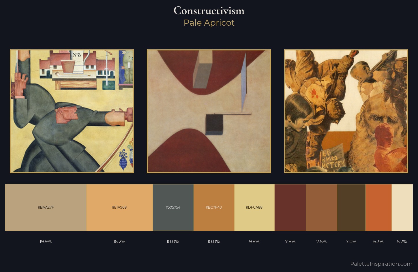 Constructivism Palette 7 — Pale Apricot