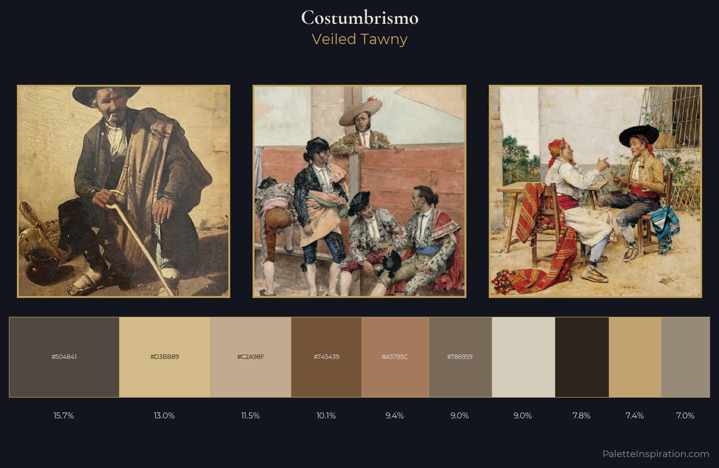 Costumbrismo Palette 4 — Veiled Tawny