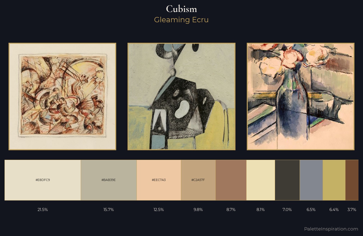 Cubism Color Palette