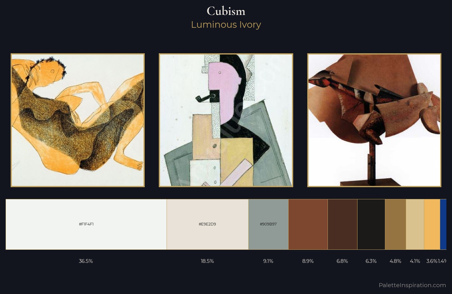 Cubism Palette 9 — Luminous Ivory