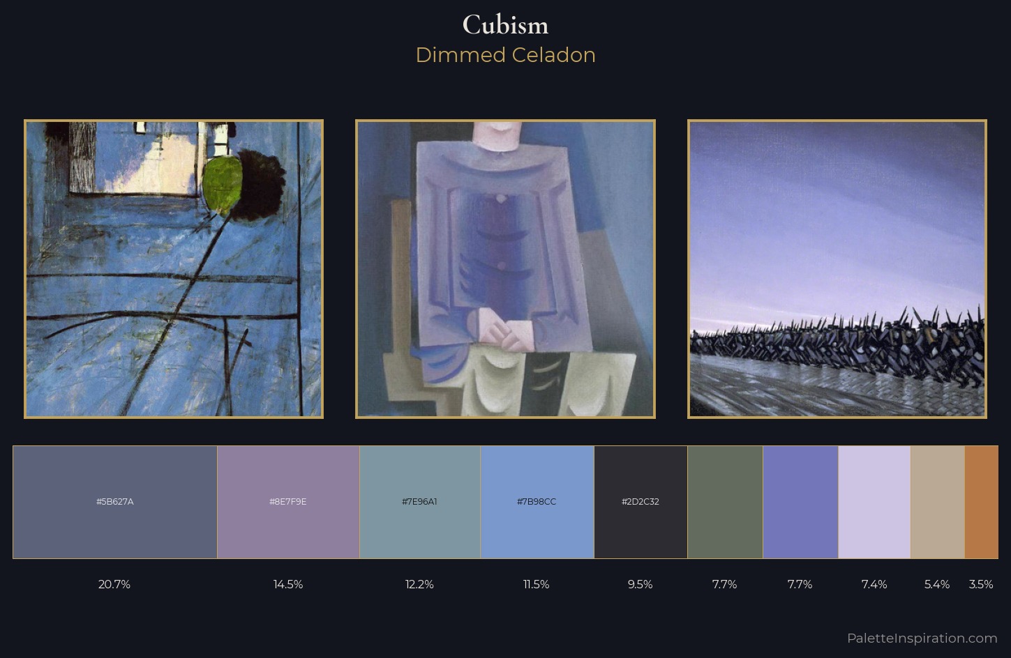 Cubism Palette 11 — Dimmed Celadon
