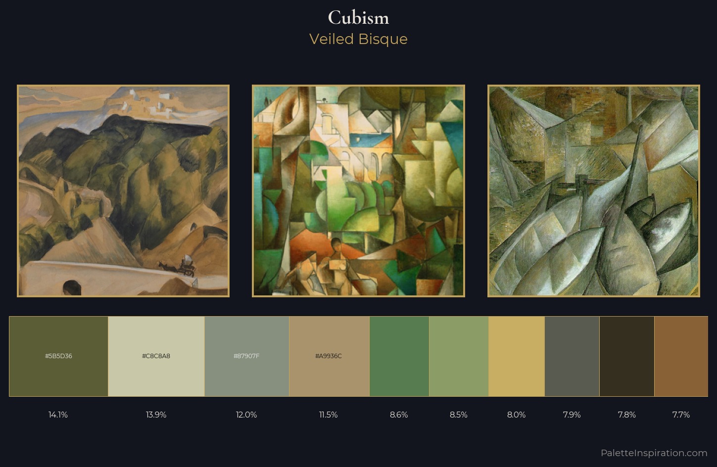 Cubism Palette 18 — Veiled Bisque