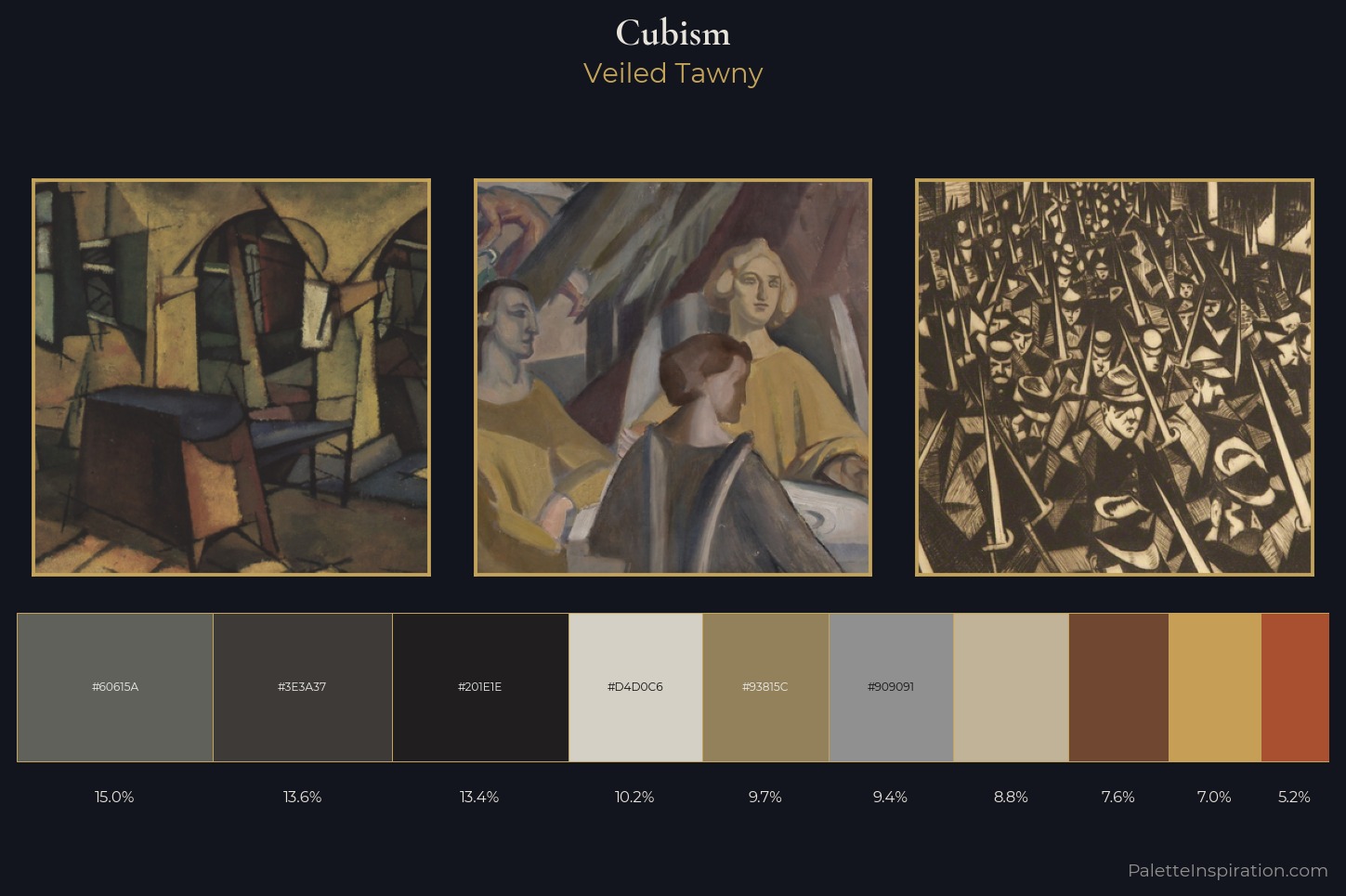 Cubism Master Palette — Veiled Tawny