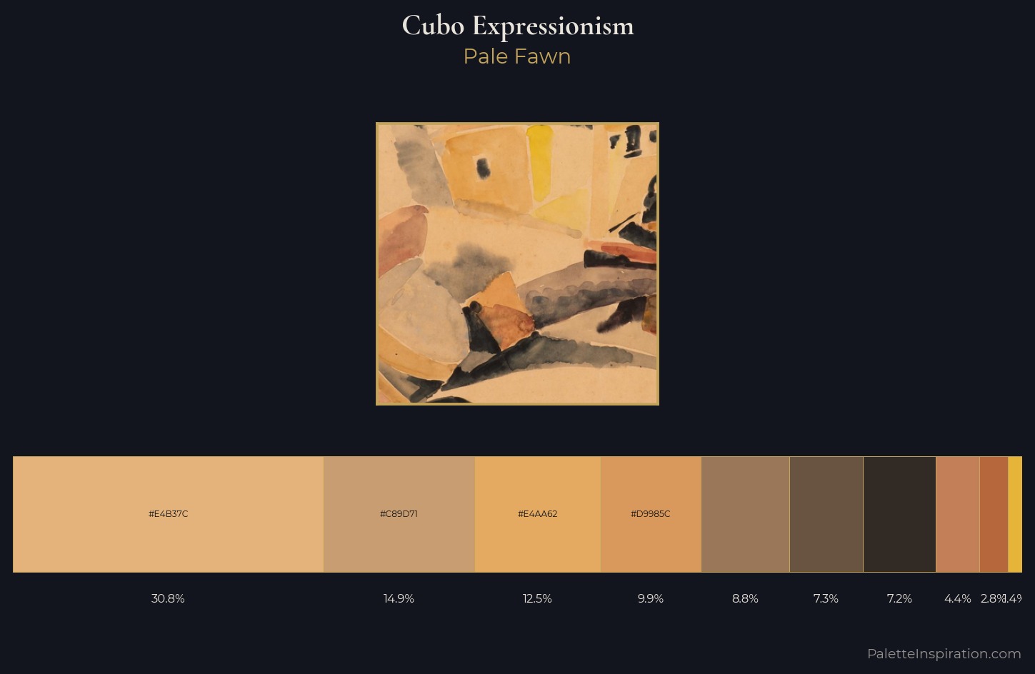 Cubo-Expressionism Color Palette