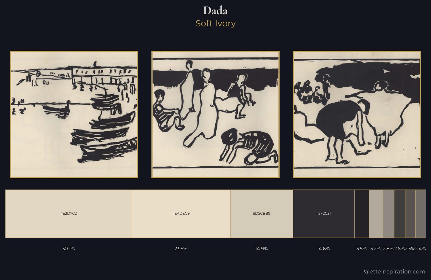 Dada Palette 5 — Soft Ivory