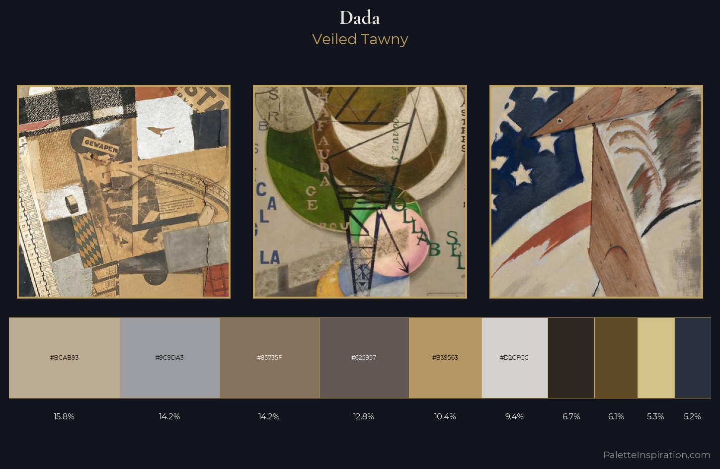 Dada Palette 6 — Veiled Tawny