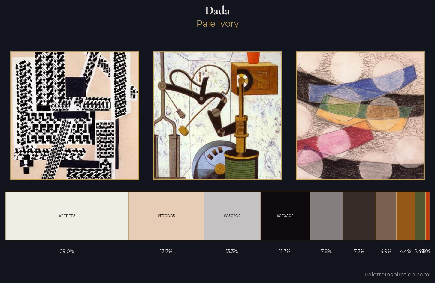 Dada Palette 9 — Pale Ivory