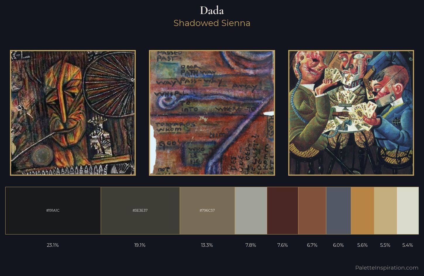 Dada Palette 10 — Shadowed Sienna