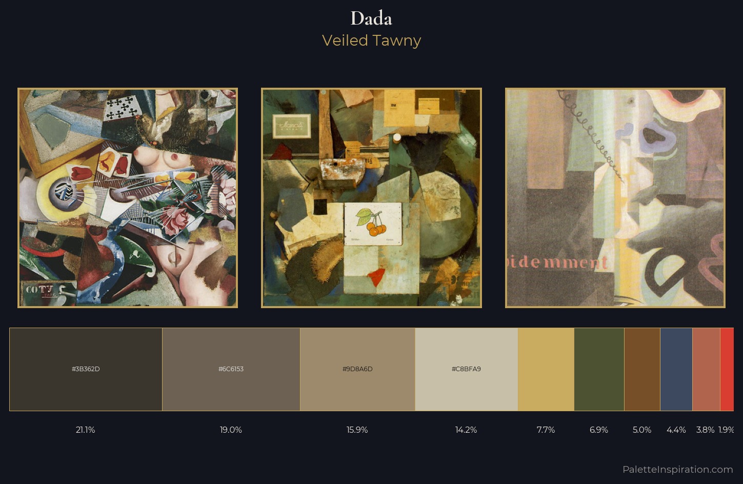 Dada Palette 11 — Veiled Tawny