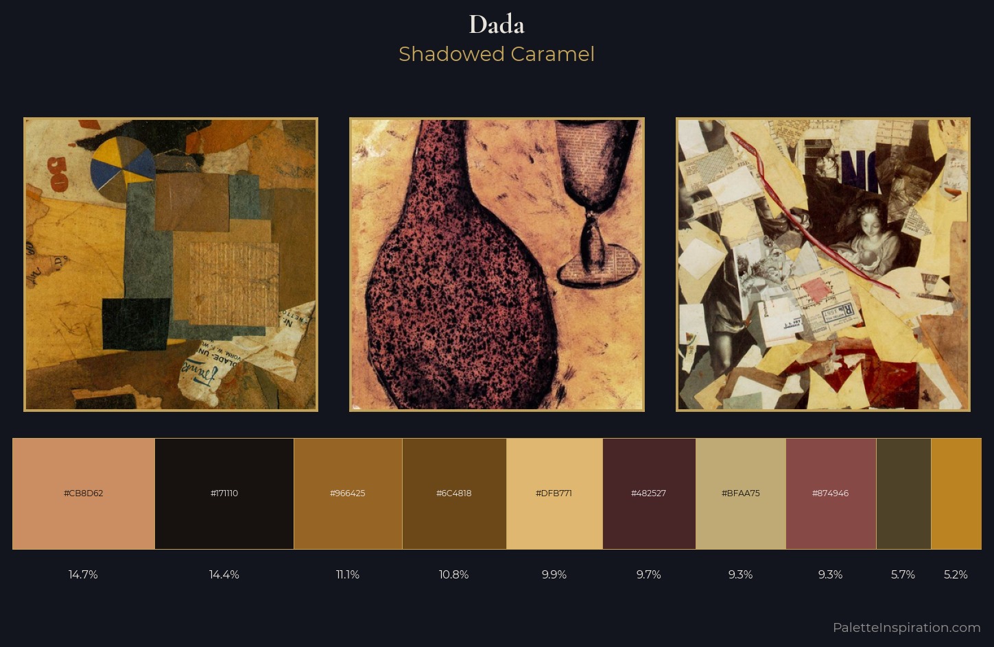 Dada Palette 13 — Shadowed Caramel