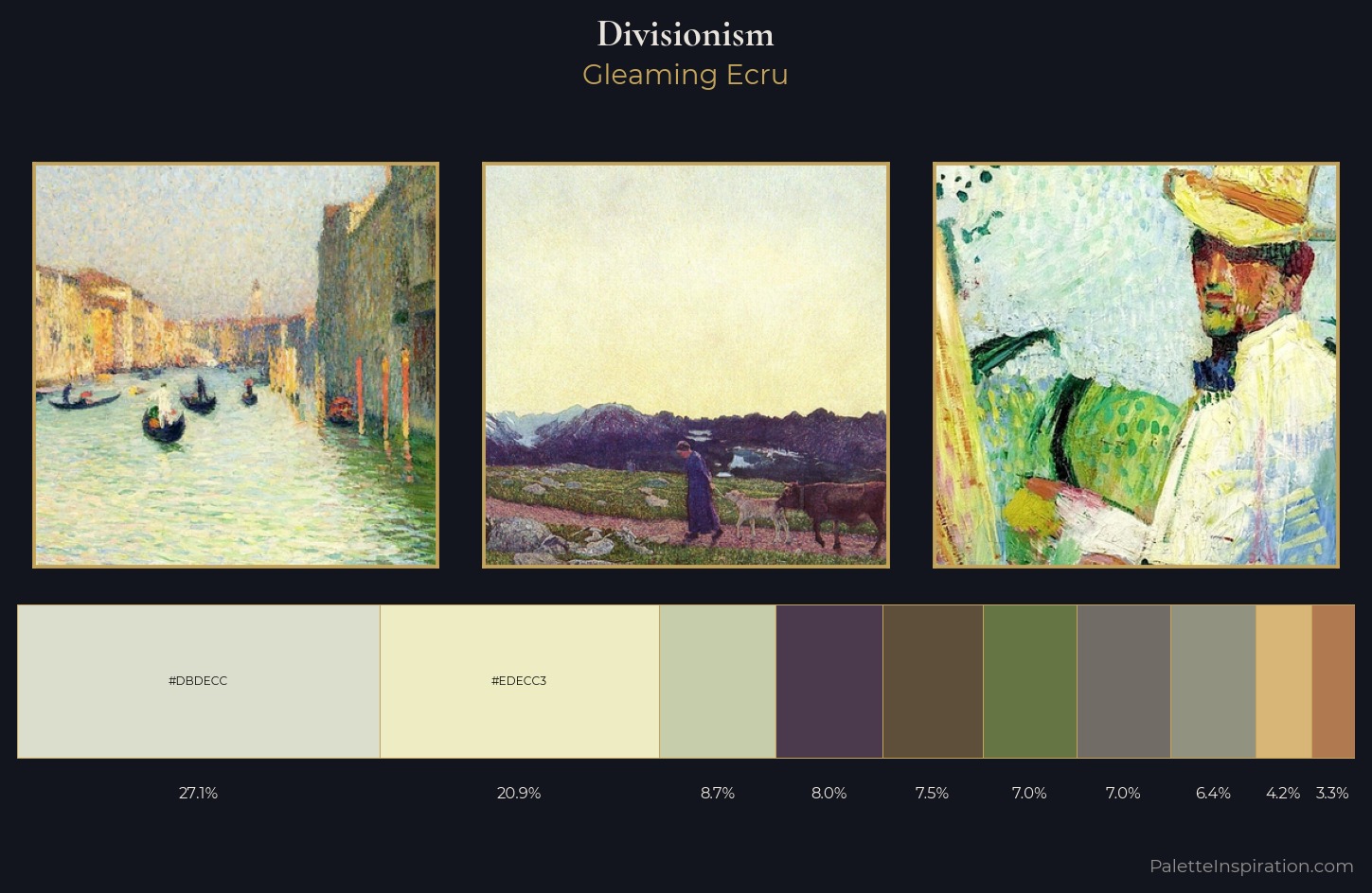 Divisionism Palette 2 — Gleaming Ecru