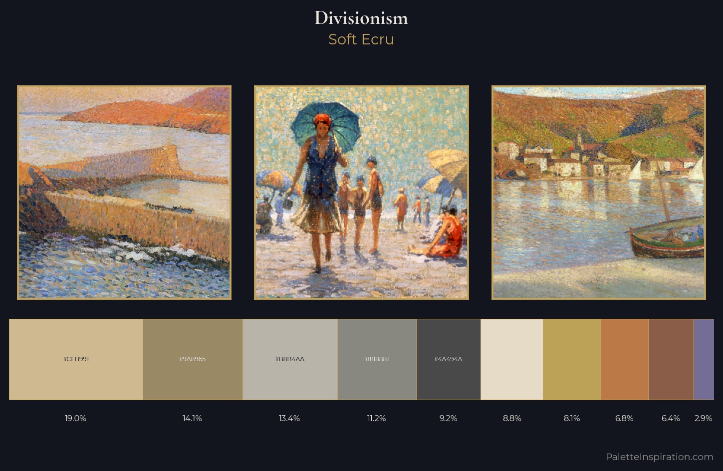 Divisionism Palette 3 — Soft Ecru