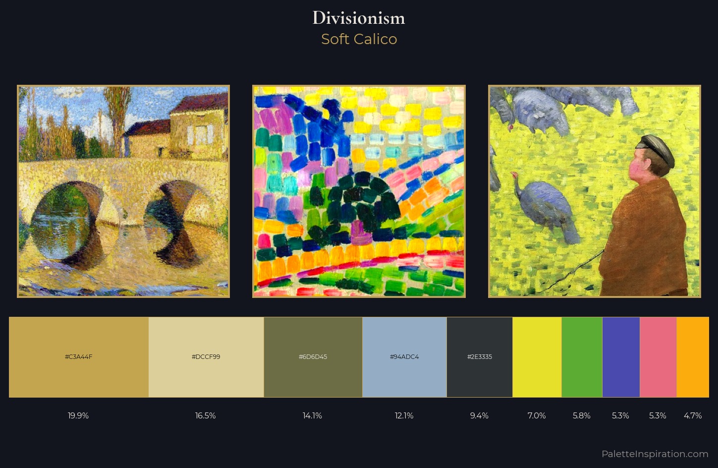 Divisionism Palette 4 — Soft Calico