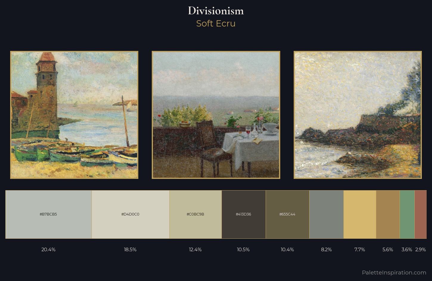 Divisionism Palette 5 — Soft Ecru