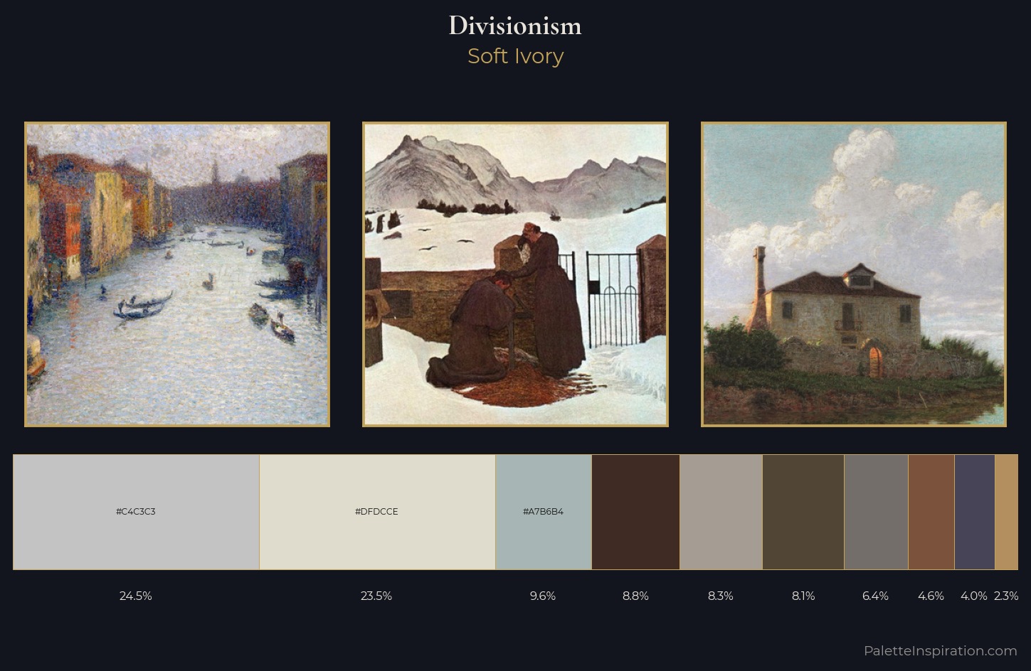 Divisionism Palette 8 — Soft Ivory