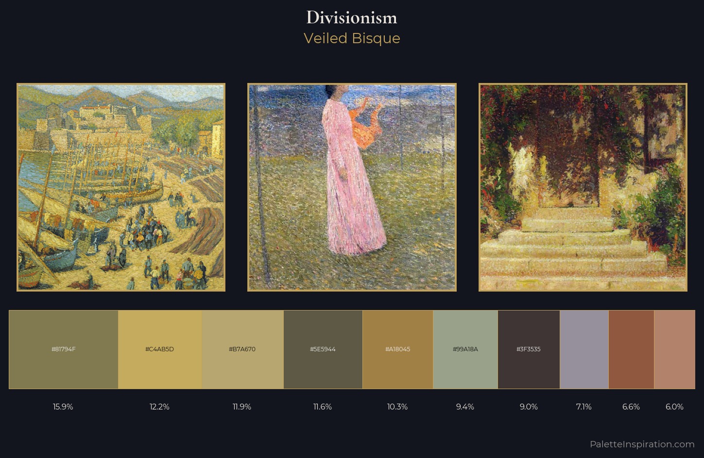 Divisionism Palette 11 — Veiled Bisque