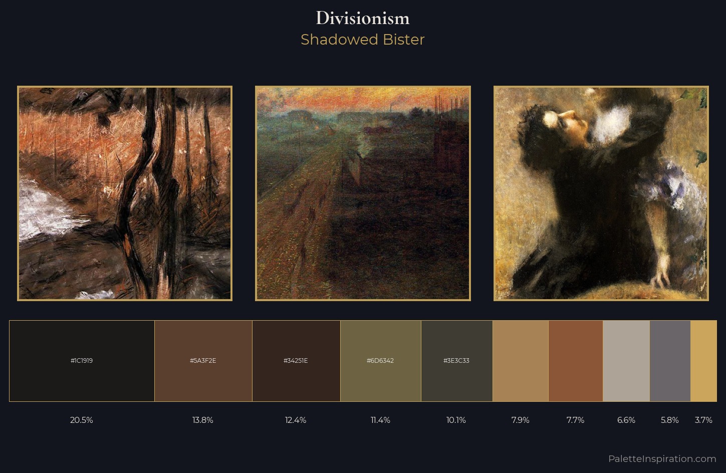Divisionism Palette 23 — Shadowed Bister