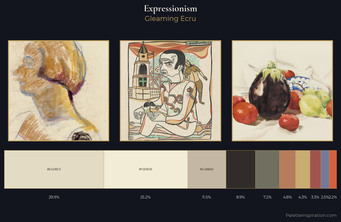 Expressionism Palette 2 — Gleaming Ecru