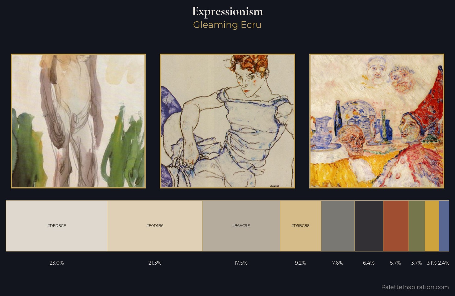 Expressionism Palette 4 — Gleaming Ecru