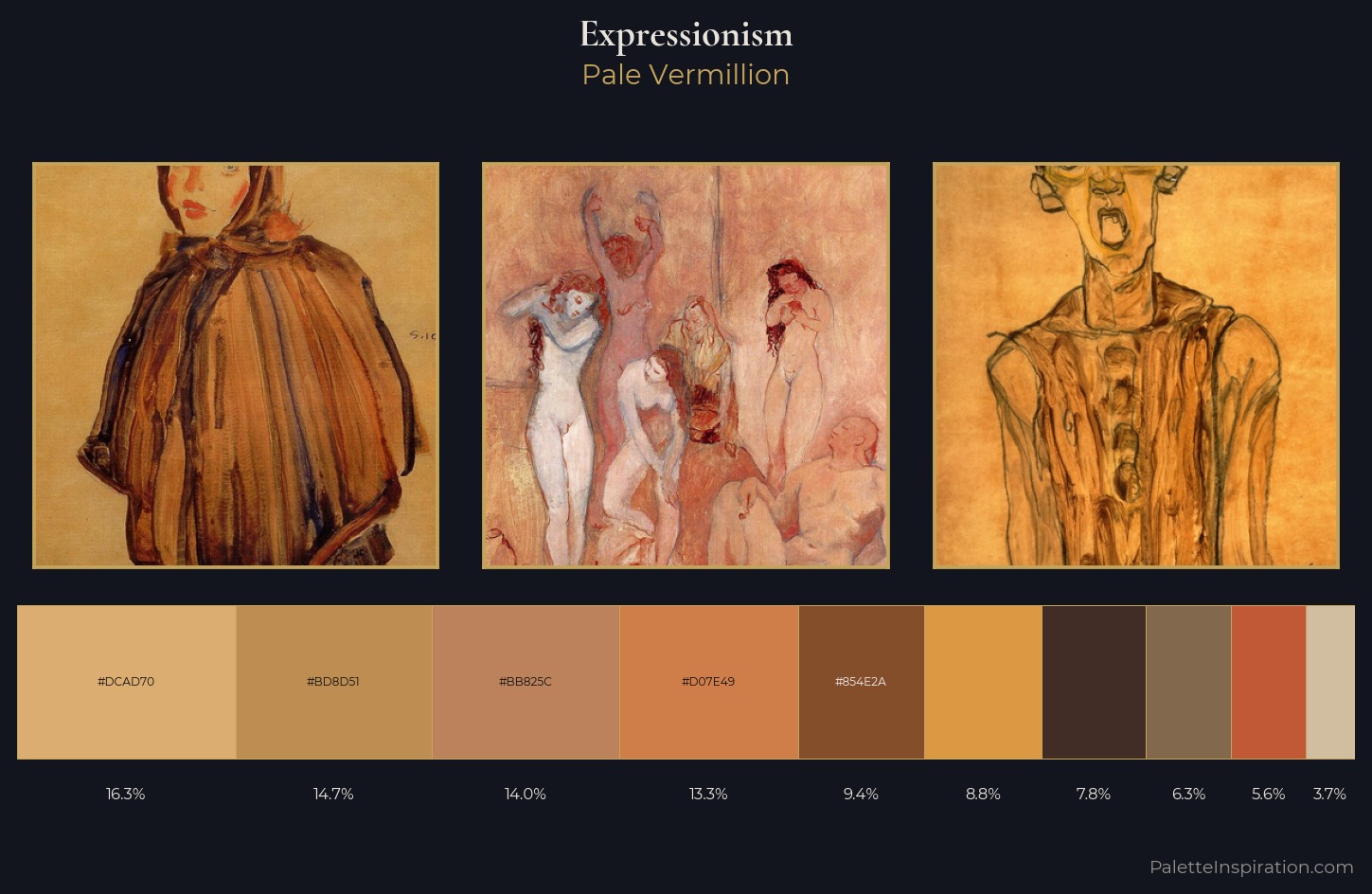 Expressionism Palette 9 — Pale Vermillion