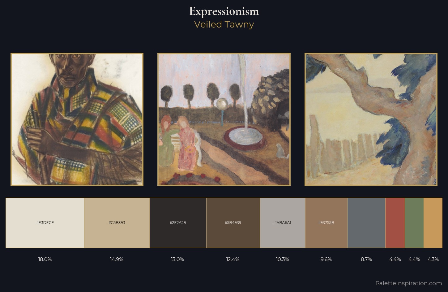 Expressionism Palette 12 — Veiled Tawny