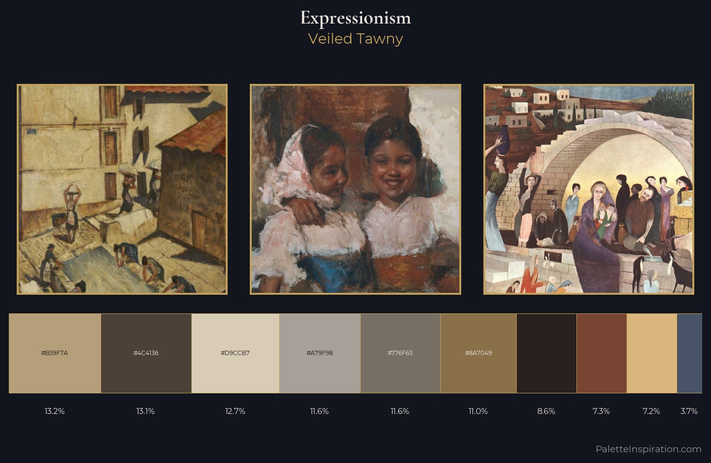 Expressionism Palette 16 — Veiled Tawny