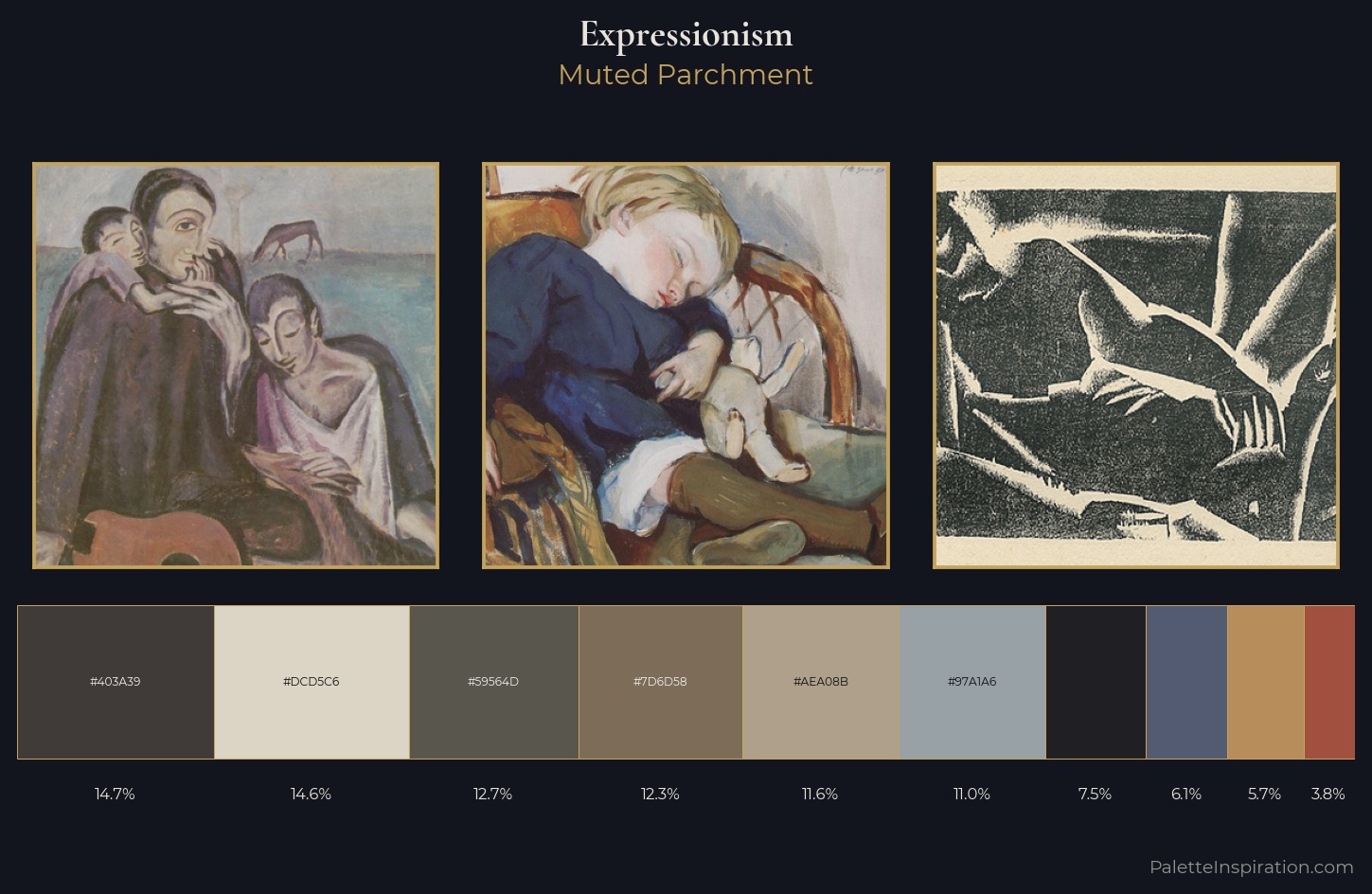 Expressionism Palette 19 — Muted Parchment