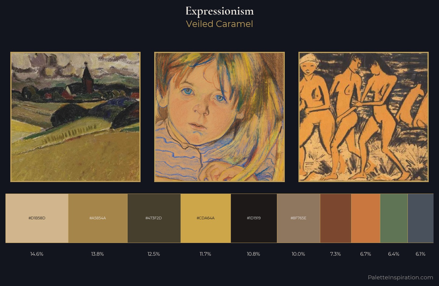 Expressionism Palette 24 — Veiled Caramel