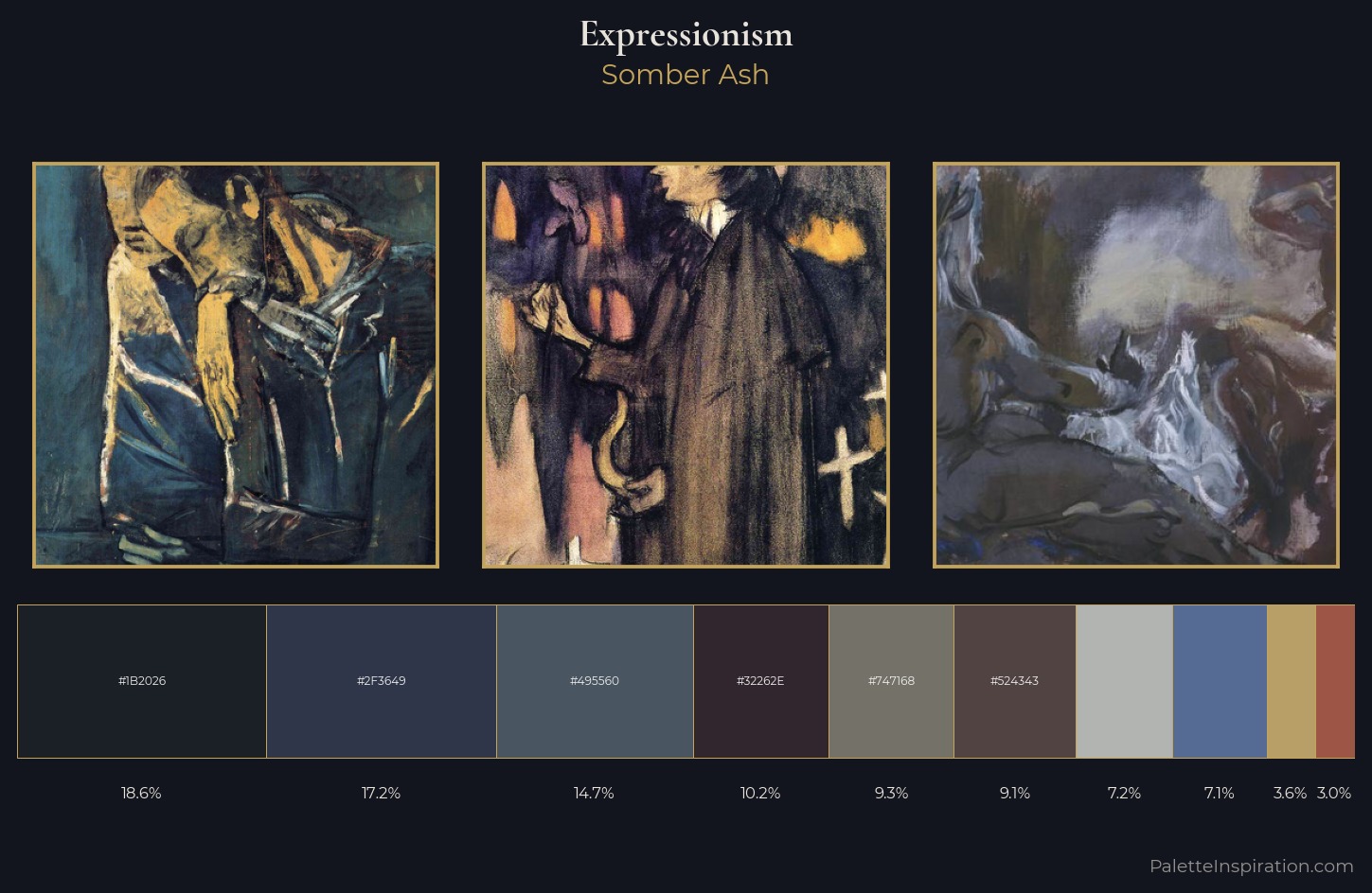 Expressionism Palette 30 — Somber Ash