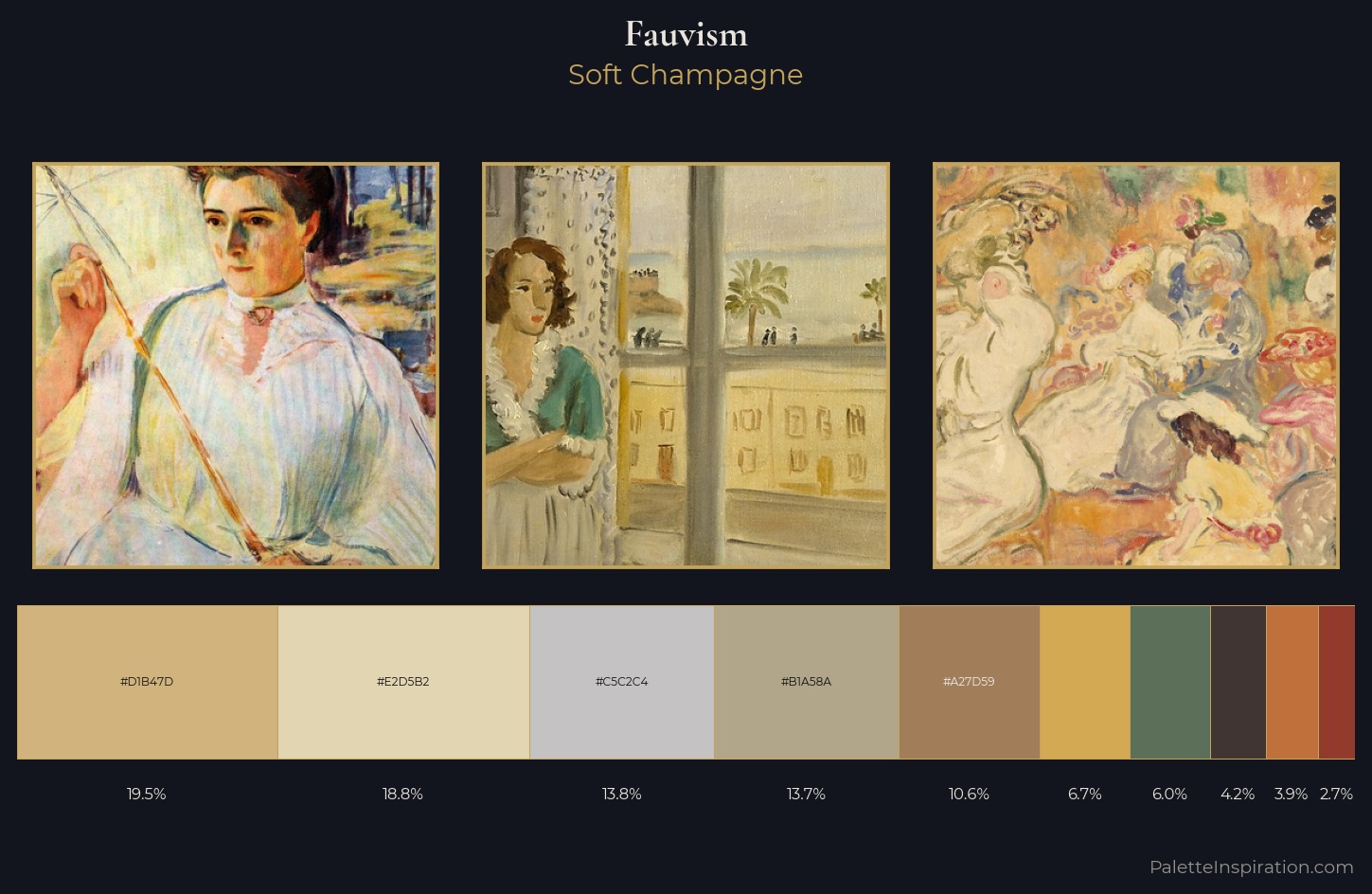 Fauvism Palette 3 — Soft Champagne