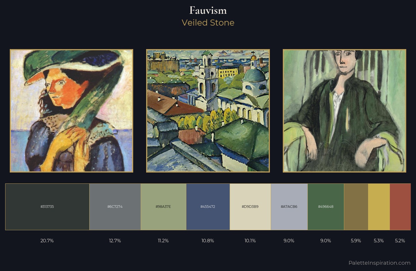 Fauvism Palette 10 — Veiled Stone