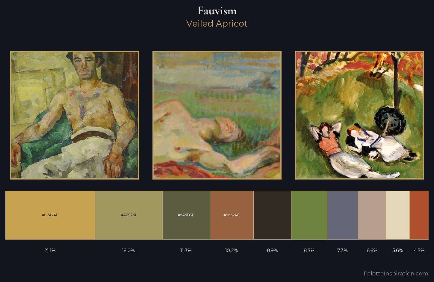 Fauvism Palette 12 — Veiled Apricot
