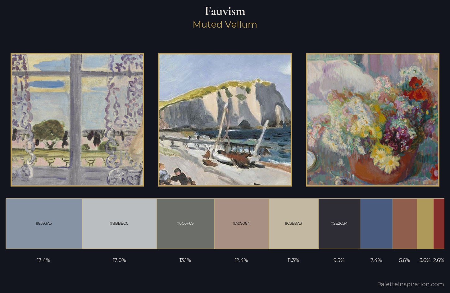 Fauvism Palette 13 — Muted Vellum
