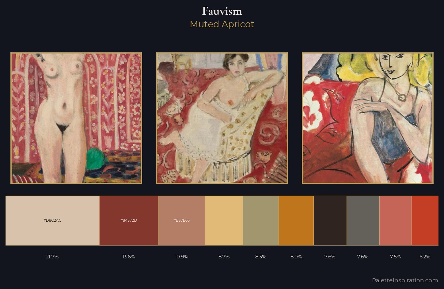 Fauvism Palette 14 — Muted Apricot
