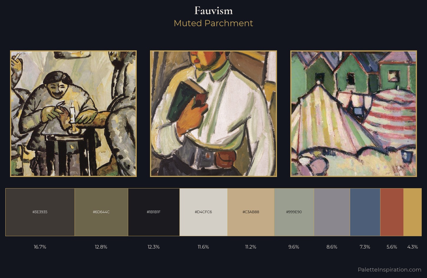 Fauvism Palette 17 — Muted Parchment
