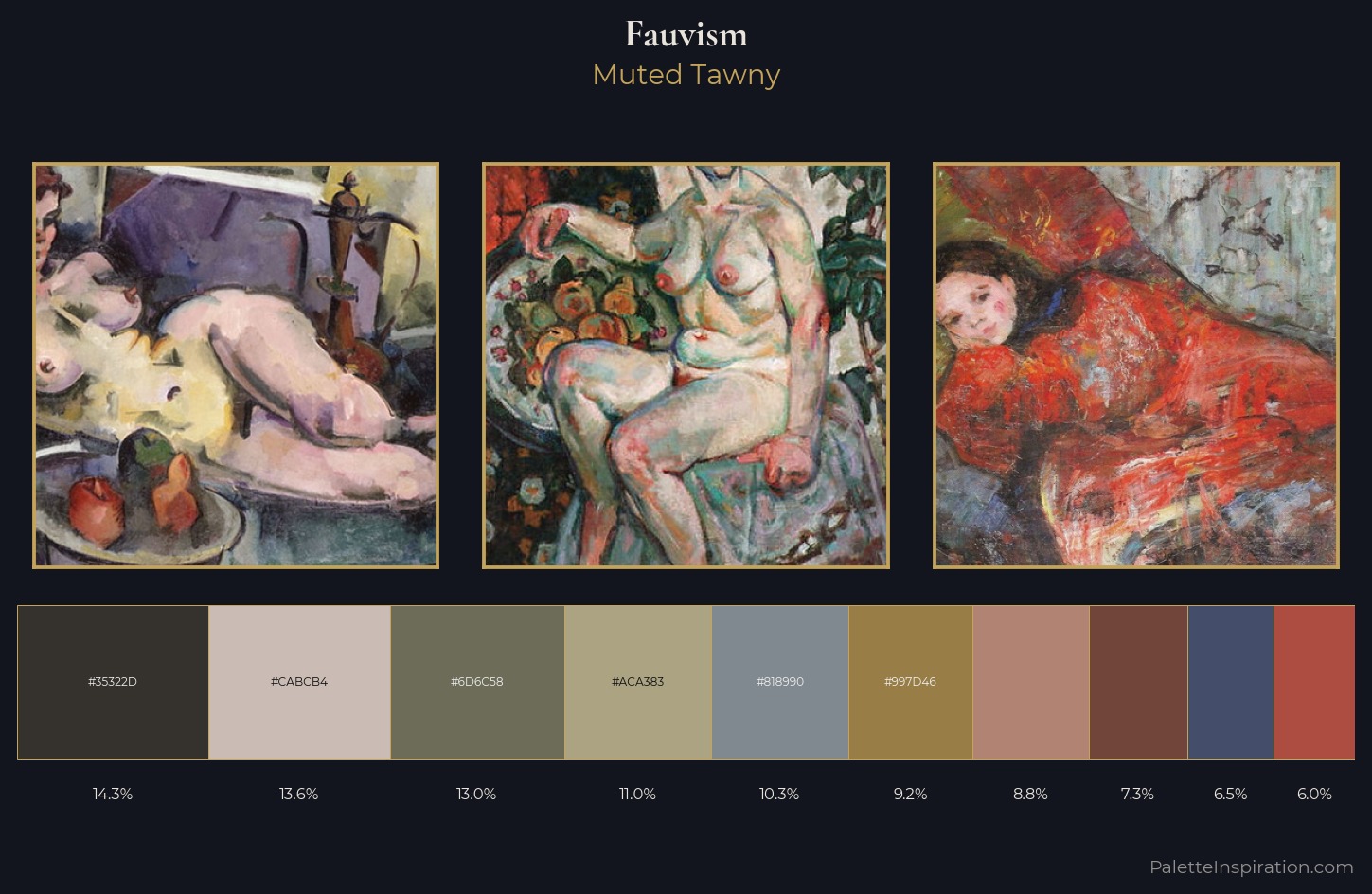 Fauvism Palette 21 — Muted Tawny