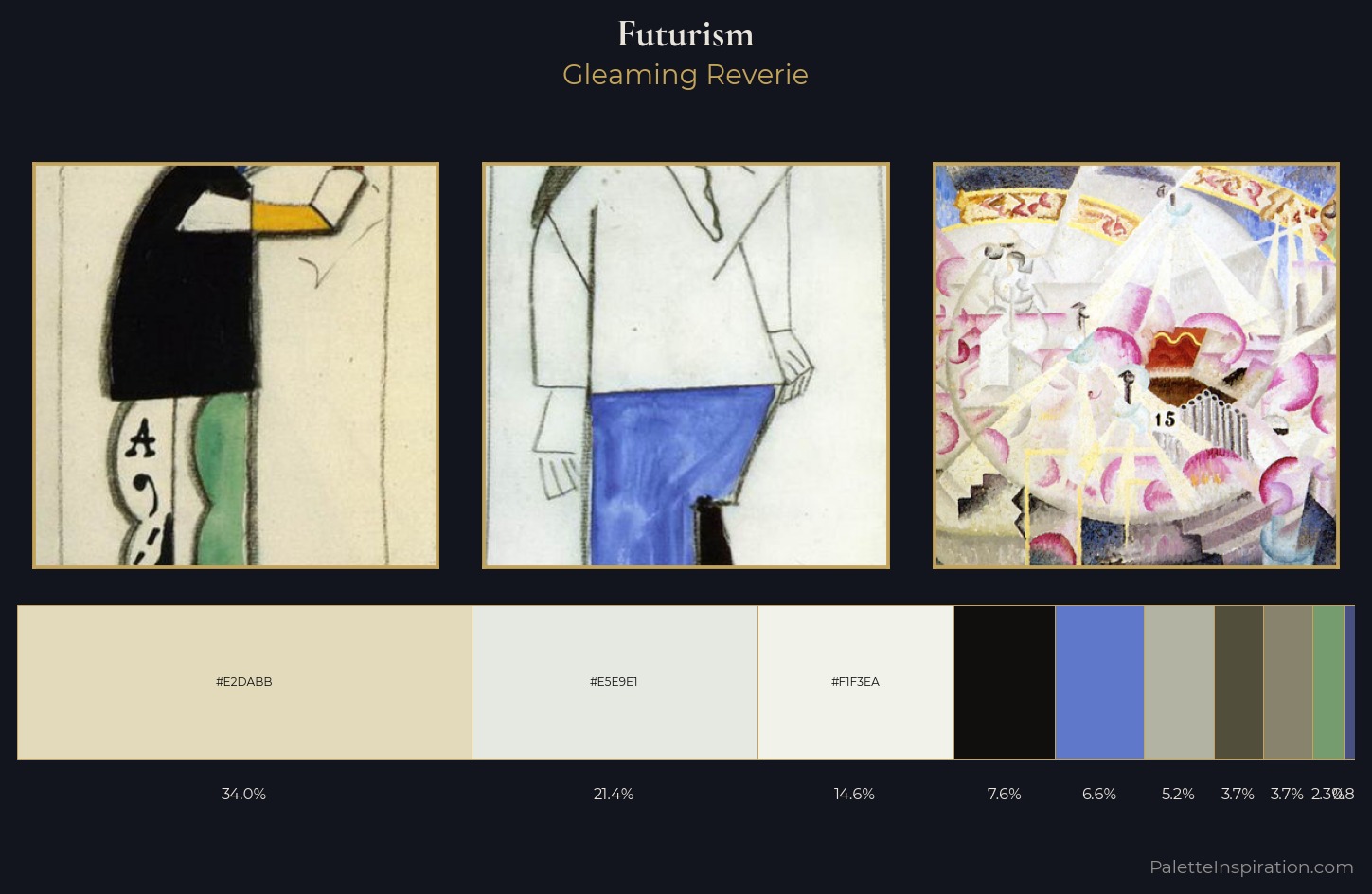 Futurism Palette 3 — Gleaming Reverie