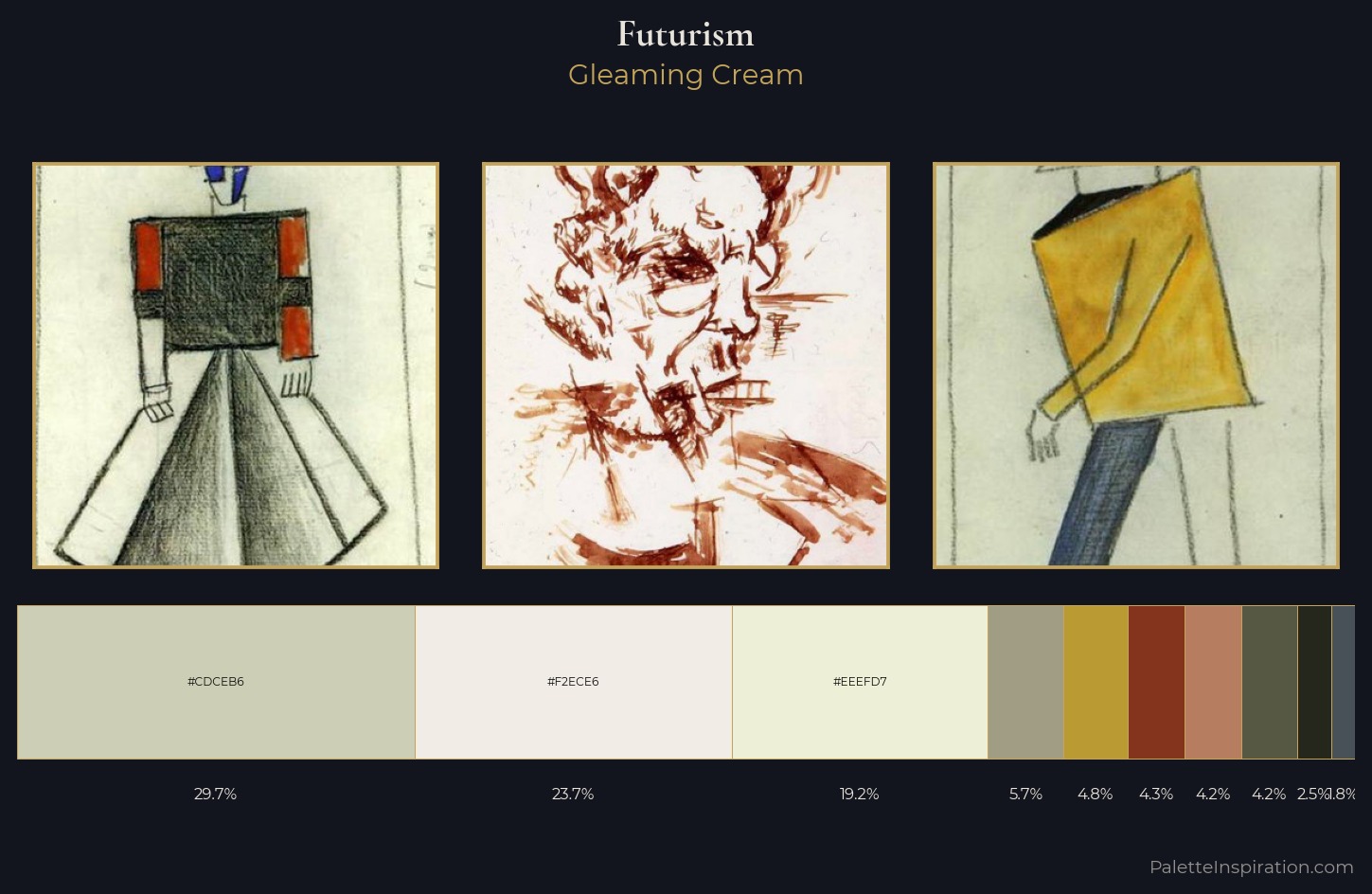 Futurism Palette 4 — Gleaming Cream
