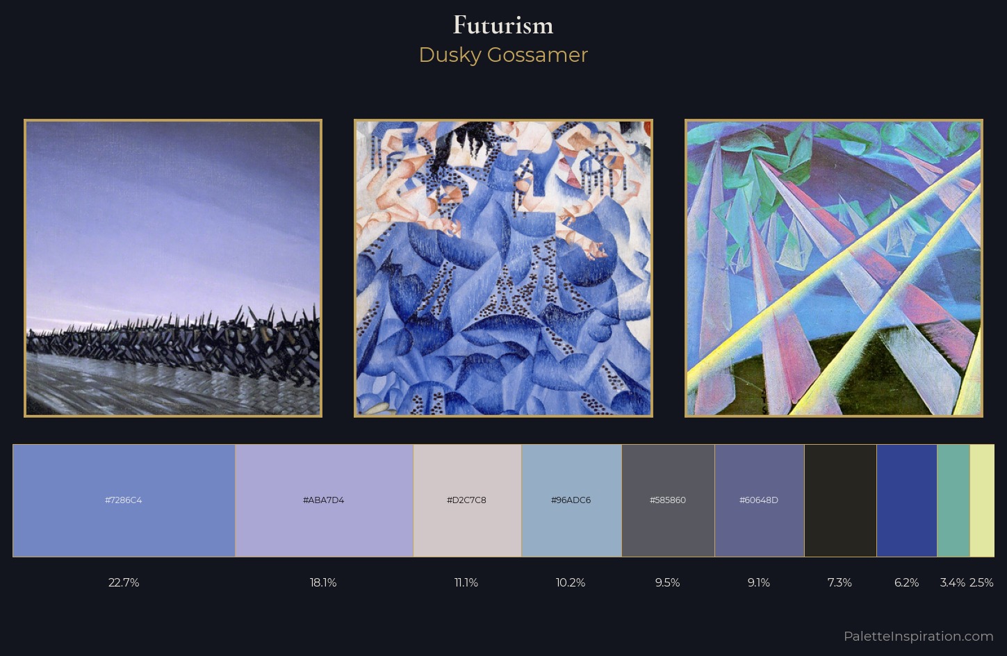 Futurism Palette 6 — Dusky Gossamer