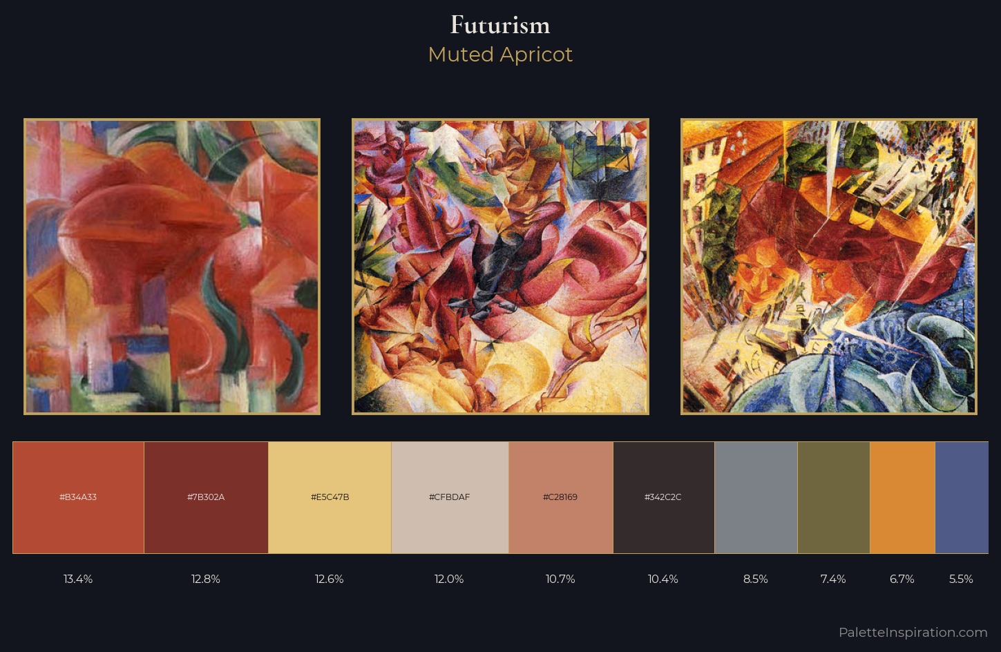 Futurism Palette 9 — Muted Apricot