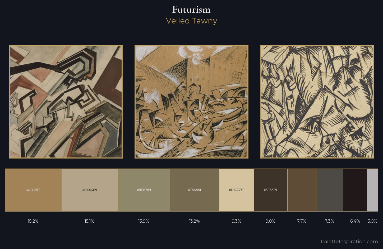 Futurism Palette 12 — Veiled Tawny