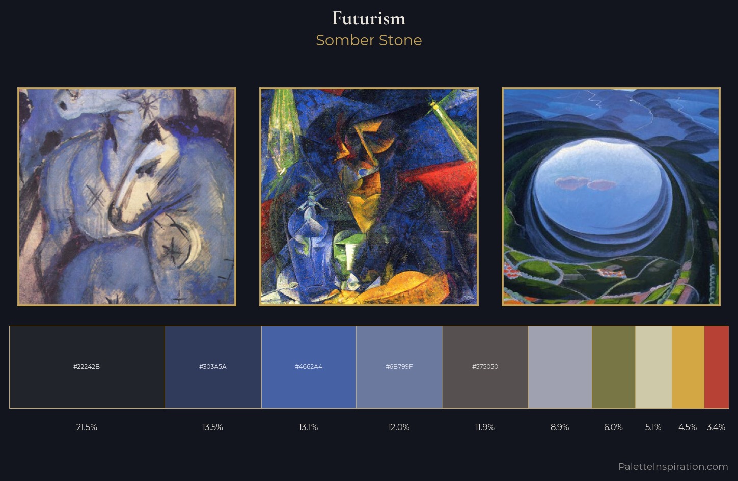 Futurism Palette 13 — Somber Stone