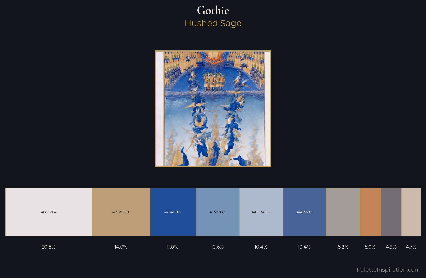 Gothic Palette 1 — Hushed Sage
