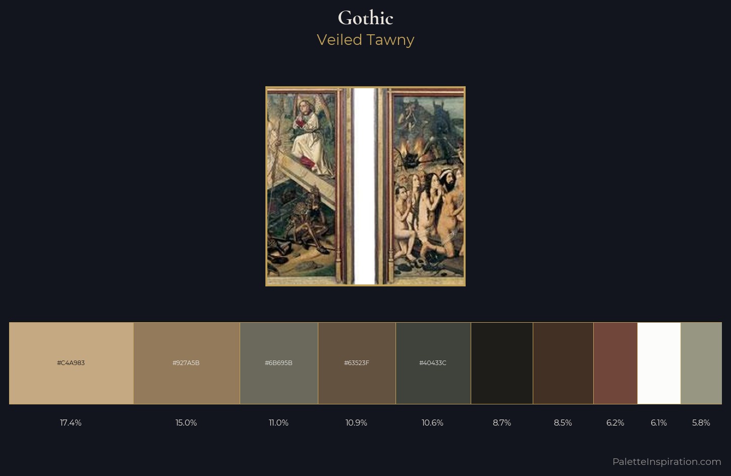 Gothic Palette 2 — Veiled Tawny