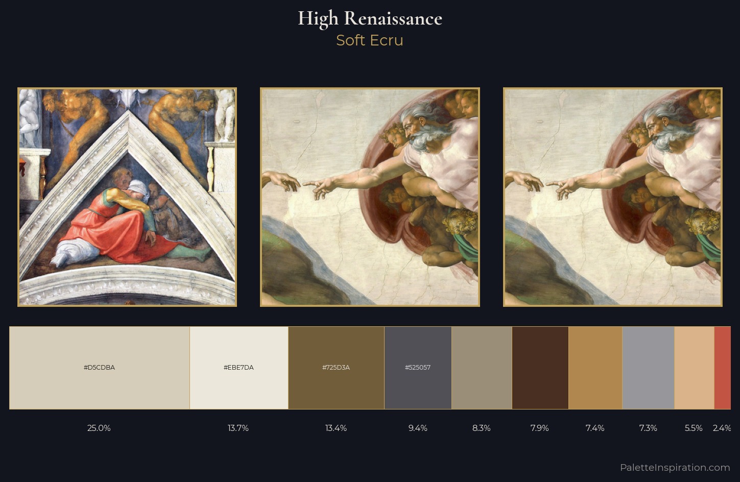 High Renaissance Palette 4 — Soft Ecru