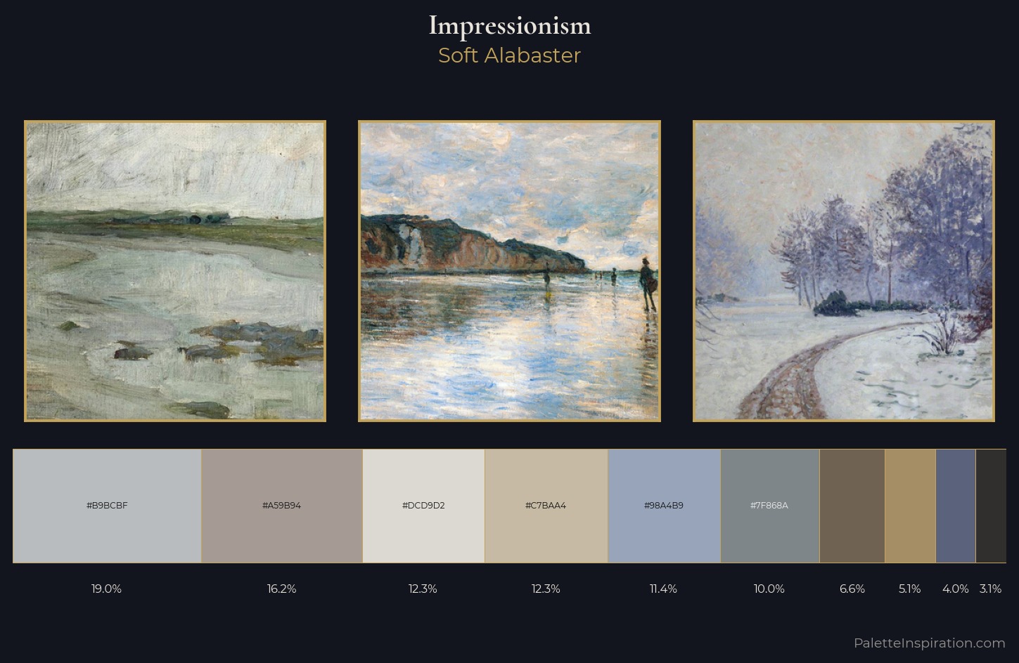 Impressionism Palette 3 — Soft Alabaster